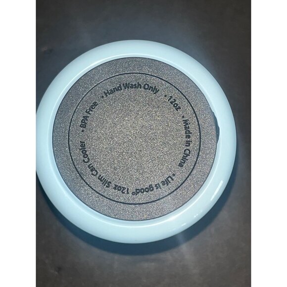 LIFE IS GOOD Slim Can Cooler Koozie Stainless Steel Double Walled Insulated Dog - Picture 4 of 4